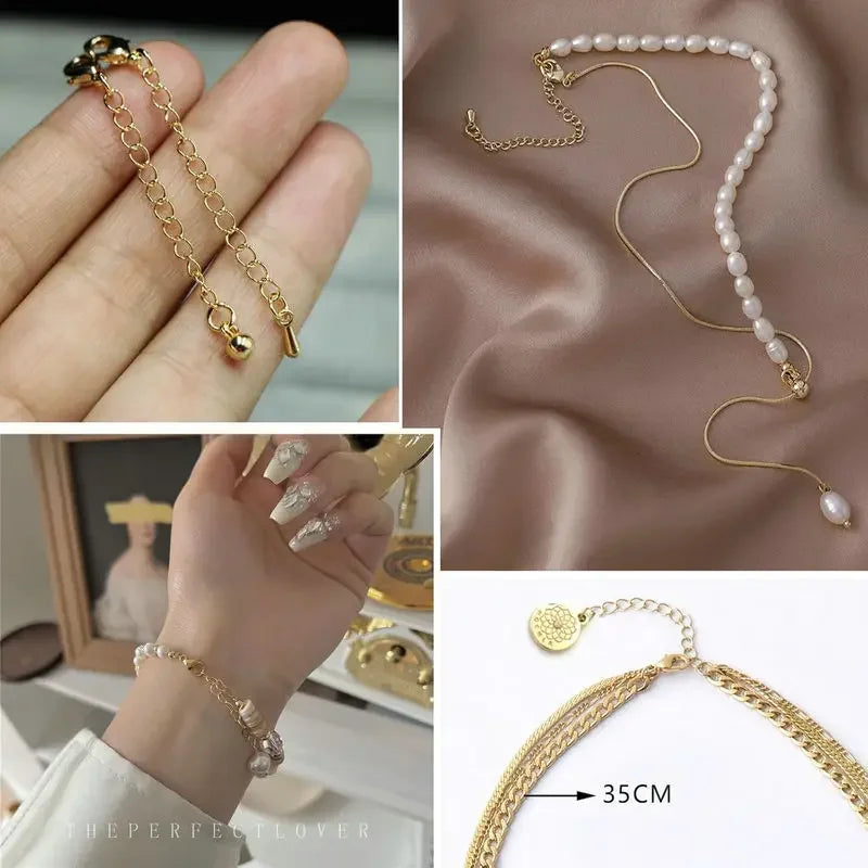 20PCS 18K Gold Plated Lobster Clasps 10/12/14mm Copper Lobster Claw Clasps Bulk for Jewelry Making DIY Necklace Bracelet