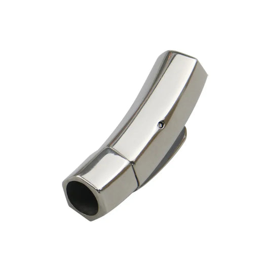 2PCs Stainless Steel Bayonet Clasps 3/4/5/6/8mm Hole Hexagon Push Lock Leather Cord Clasp DIY Bracelet Jewelry Making Supplies